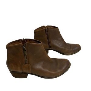 Lucky Brand Tan Brown Leather Booties Lucky Brand Boom Boot(similar to the lucky